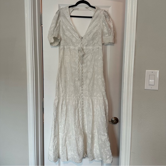 Alice and Olivia Stori Embroidery Midi Dress PLEASE READ!! - Picture 5 of 11